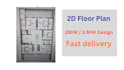 draw 2d floor plan