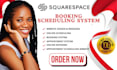 setup squarespace online scheduling square booking appointment scheduling site