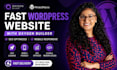 build a fast wordpress website with oxygen builder, SEO optimized and responsive
