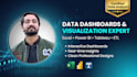 build dynamic data visuals dashboard with excel, powerbi, tableau and etls