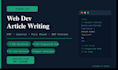 write SEO optimized articles about PHP laravel and web development