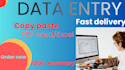 do data entry operator