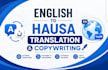 translate english to hausa