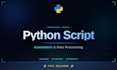 write python script for automation, csv, json and data processing