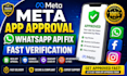 fix meta app approval, whatsapp api, business verification