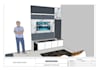 create custom interior elements, TV wall, partition, etc