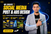 design pro social media posts, ads and poster