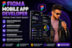 do mobile app design, website design, figma app design, UI UX design