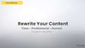 rewrite your content professionally