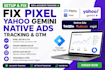 fix pixel outbrain taboola yahoo gemini native ads conversion tracking GTM