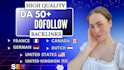 give high quality backlinks from multiple country extensions