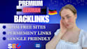 create safe german backlinks using white hat SEO