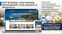 develop a professional hotel booking website in PHP and sql