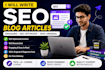 write SEO blog articles for ai, tech and coding