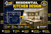 do autocad 2d drawing, 3d model and kitchen design