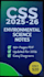 provide css environmental science notes PDF