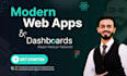 build a custom saas web app dashboard in react, next, node