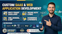 build saas web application with react nextjs nodejs postgresql