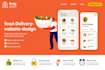 do design a modern food delivery website