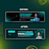 design premium linkedin banner