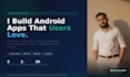 develop a custom android app with react native or flutter