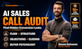 do an ai powered sales call audit with human coaching