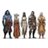 design a dnd party art and group art