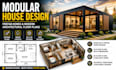 design modular house plans, prefab homes and modern architectural floor plans