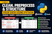 clean, preprocess and structure your data using python