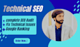 do technical SEO in depth and fix all the errors