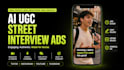 do realistic ai ugc street interview ads and testimonial ads for your product