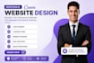 design canva website design, landing page, canva web design