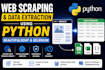 scrape websites and extract data using python beautifulsoup and selenium