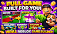 do roblox full game creation, steal a brainrot, grow a garden or simulator game