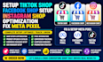 setup tiktok shop facebook shop setup instagram shop optimization fix meta pixel