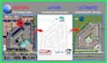 draw 2d site plan on autocad from google maps in 24 hours