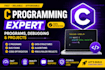 fix bugs and errors in c programming code