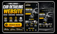 build car detailing website car wash ceramic coating wordpress website