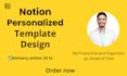 be notion personalized template designer customize your template