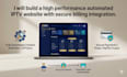 build high performance automated iptv website, whmcs integration ott platform