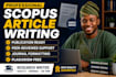 write scopus research article, journal paper, and publication ready manuscript