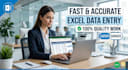 do excel data entry, cleaning and basic data analysis