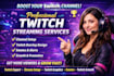 do a professional twitch channel audit and growth strategy