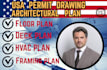do full permit set mep plan hvac plan permit approval
