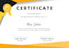 design professional certificate for you