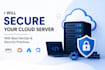 secure cloud server with devops best practices and hardening