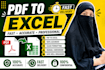 convert pdf to excel fast and accurately