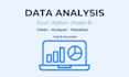 analyse and visualize your data with excel, python, power bi