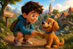 create 3d pixar animation 3d character pixar style 3d style ai animation