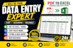 be your data entry expert